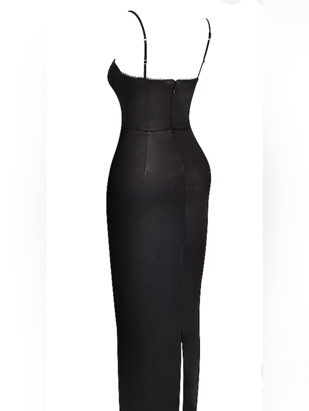 House of CB Stefania Black Corset Gown M+ NWOT - Picture 4 of 8